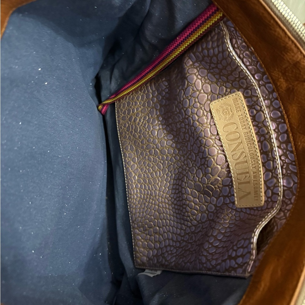 Consuela Brandy Market Tote Gently Used - Picture 7 of 10
